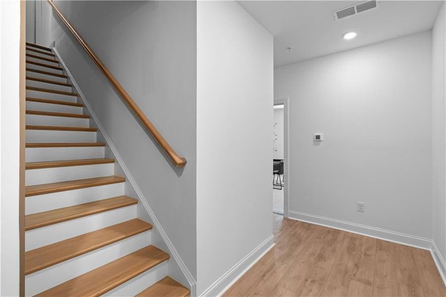 Guest Enter from the Right Door while you enter from the Garage via left door *Images shown are from a decorated model of the same floor plan. Design selections and color packages will vary by home.*
