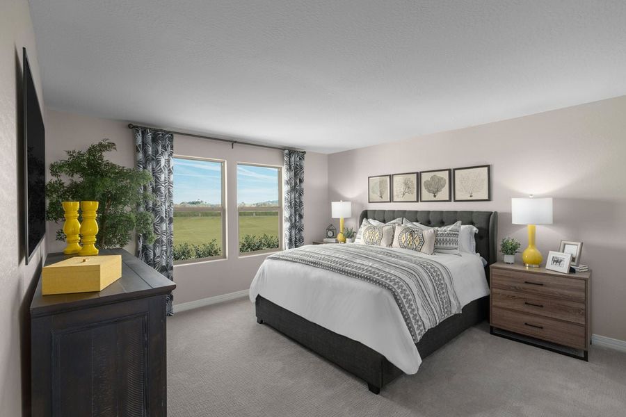 Furnished interior view inside a new home in Dobbins Manor Traditions, Phoenix (Image 7).