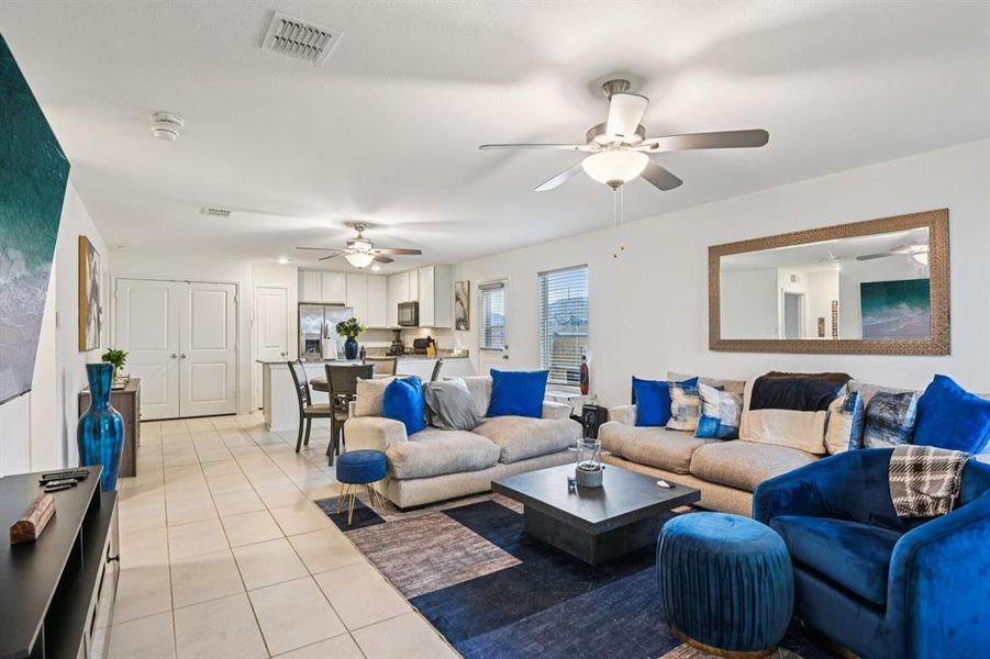 Furnished interior view inside a new home in , Crandall (Image 8).