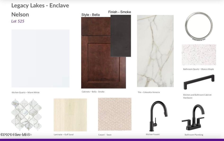 Sample of building materials used in homes in Legacy Lakes, Aberdeen (Image 5).