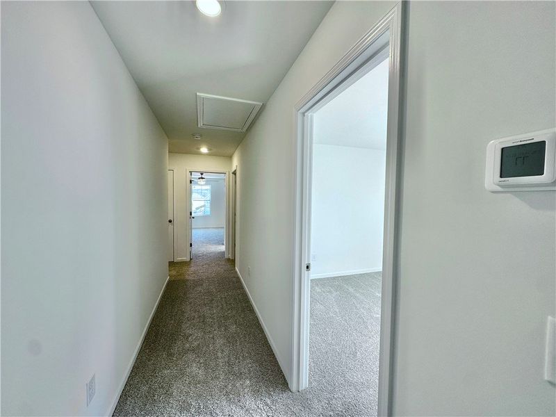 Spacious, unfurnished interior of a new home in Champions Village at Cherry Hill, Pendleton (Image 25). Spacious, unfurnished interior of a new home in Champions Village at Cherry Hill, Pendleton (Image 25).