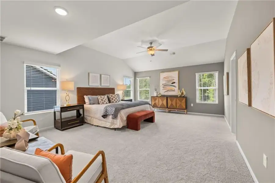 Furnished interior view inside a new home in Walden Park – The Retreat, Jonesboro (Image 27).