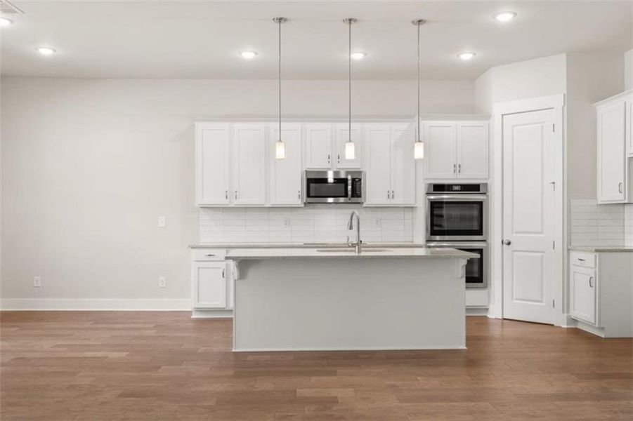 Furnished interior view inside a new home in Traditions of Braselton, Jefferson (Image 8).