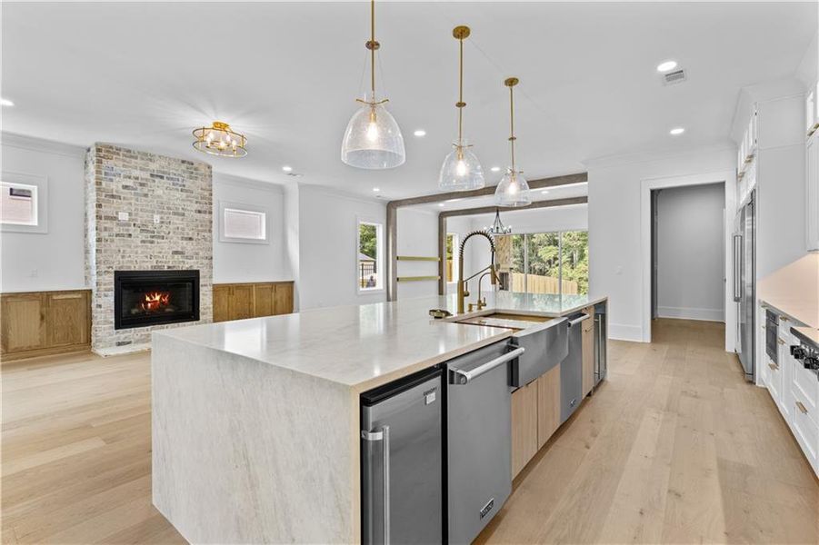 Furnished interior view inside a new home in , Buford (Image 5). Furnished interior view inside a new home in , Buford (Image 5).