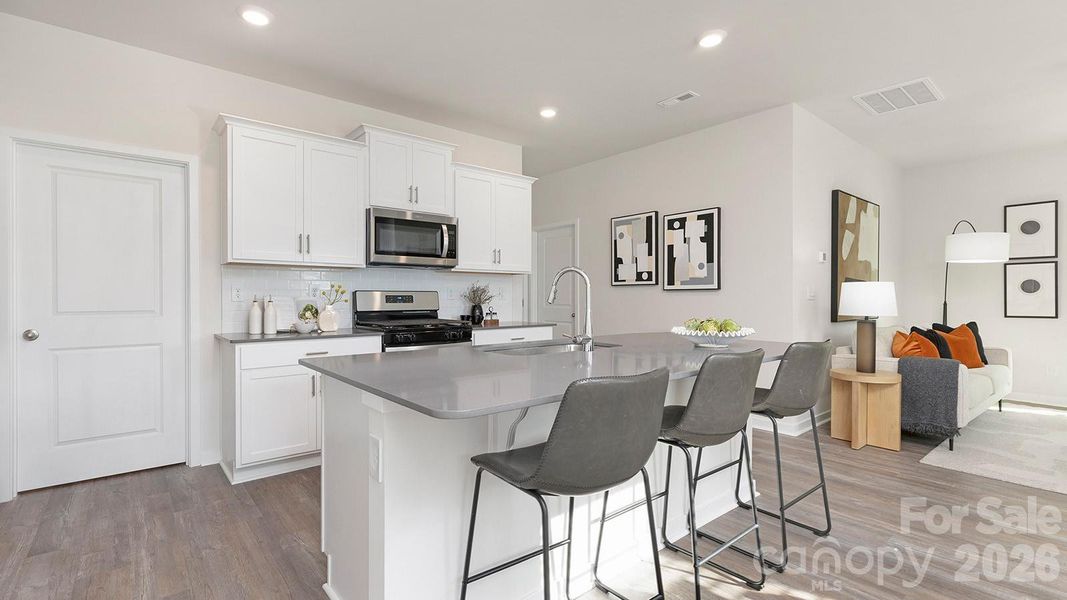 Furnished interior view inside a new home in Cramer Estates, Gastonia (Image 3).