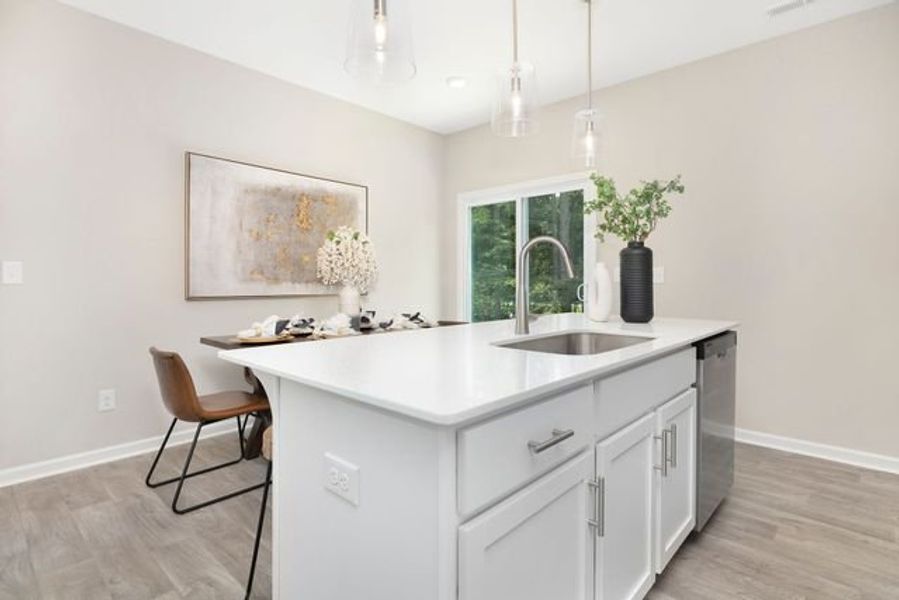 Representative furnished interior of a home built from the Canterbury by True Homes in Reedy Fork Middleton, Greensboro (Image 8).