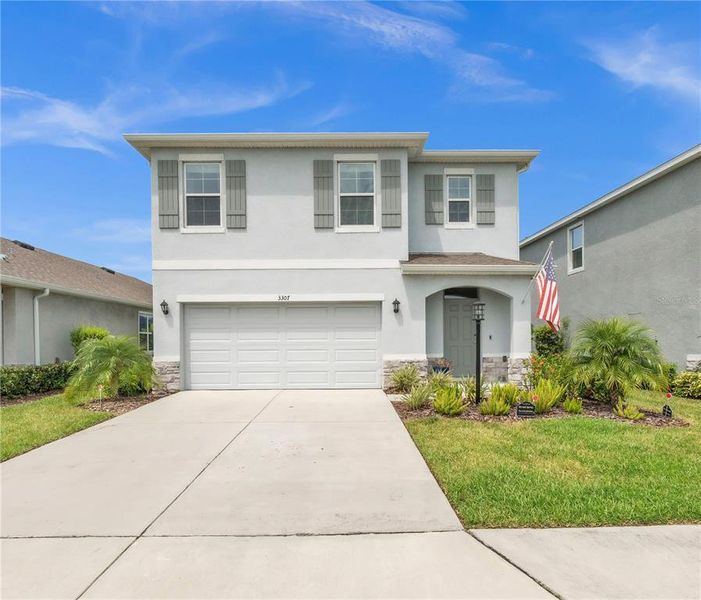 Front exterior of a new home in , Bradenton, FL, highlighting curb appeal (Image 2). Front exterior of a new home in , Bradenton, FL, highlighting curb appeal (Image 2).