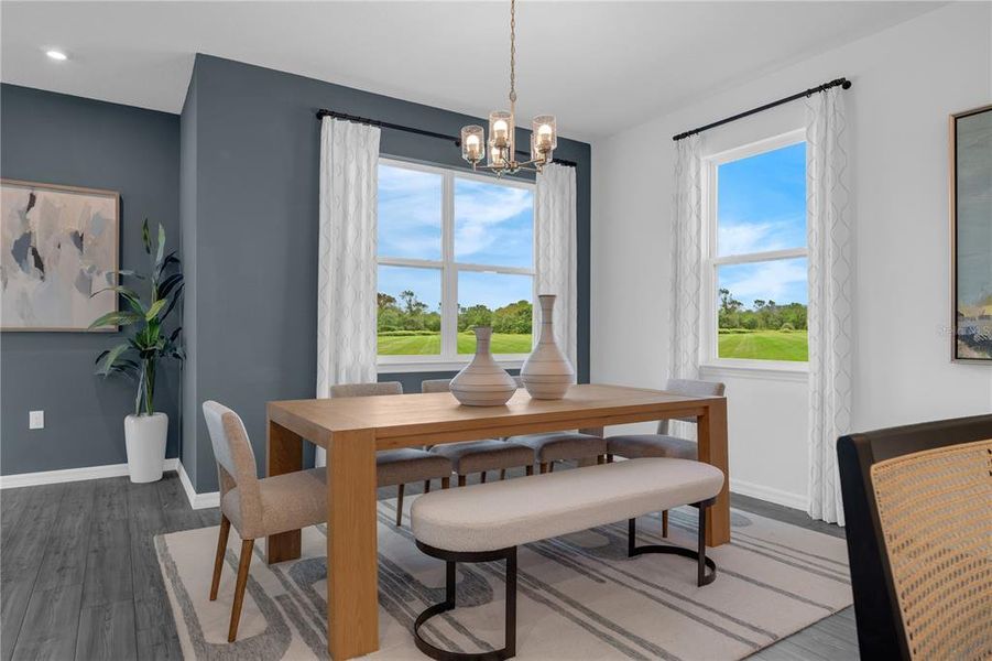Furnished interior view inside a new home in Wynnstone, Davenport (Image 31).