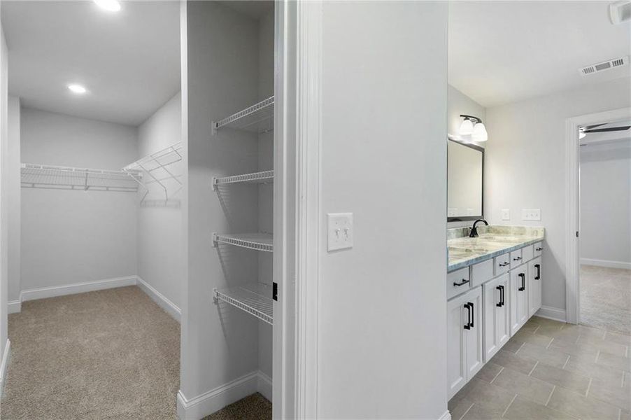 Furnished interior view inside a new home in Woodland Hills, Loganville (Image 9).