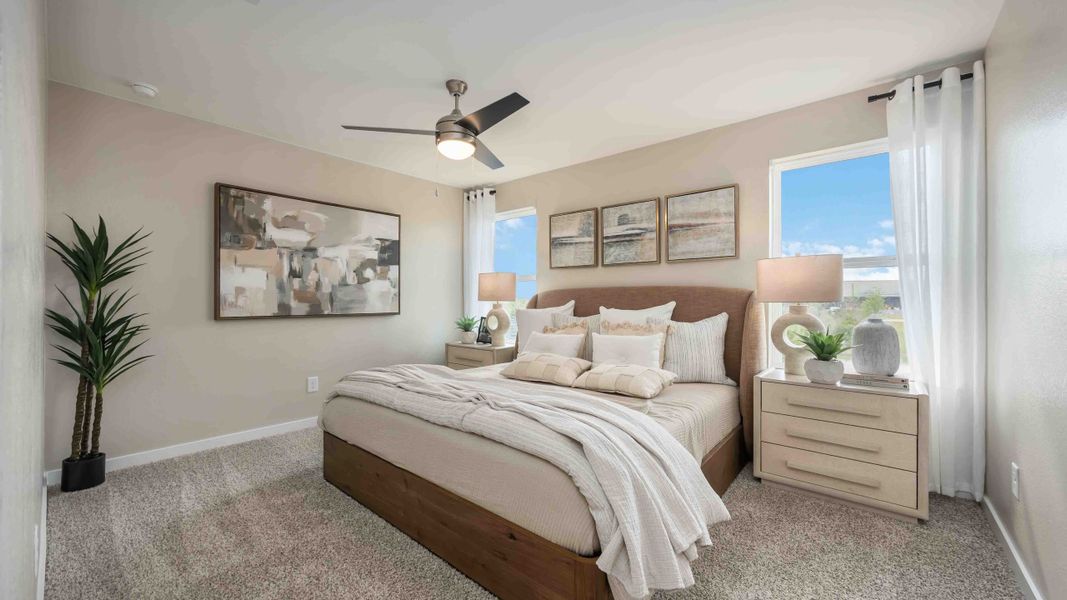 Furnished interior view inside a new home in Pinehaven, Houston (Image 6).