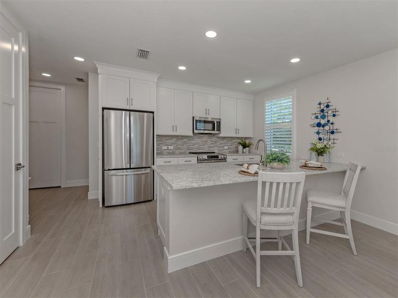 Furnished interior view inside a new home in , Venice (Image 17).