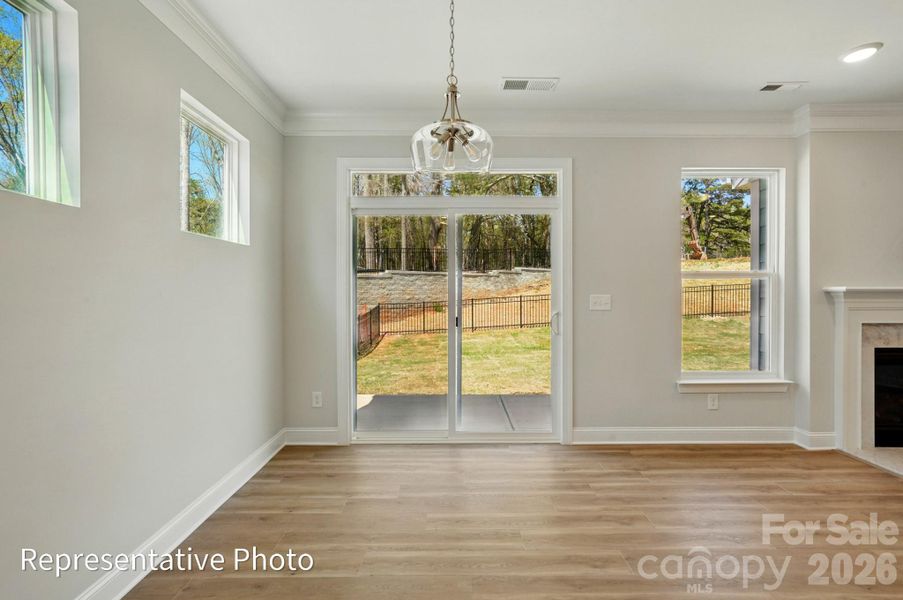 Spacious, unfurnished interior of a new home in Heritage - 55+ Community, Indian Trail (Image 20).