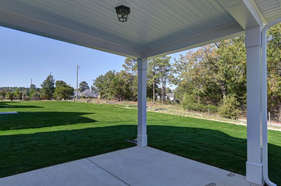 Exterior details and patio area of a home in Ashton Lakes, Lexington (Image 24).