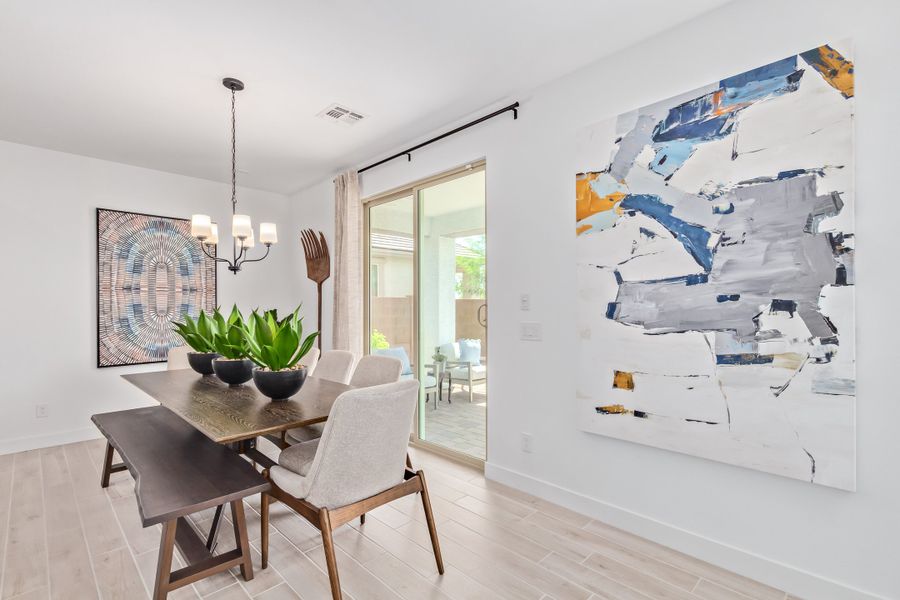 Furnished interior view inside a new home in Rancho Mercado, Surprise (Image 19).