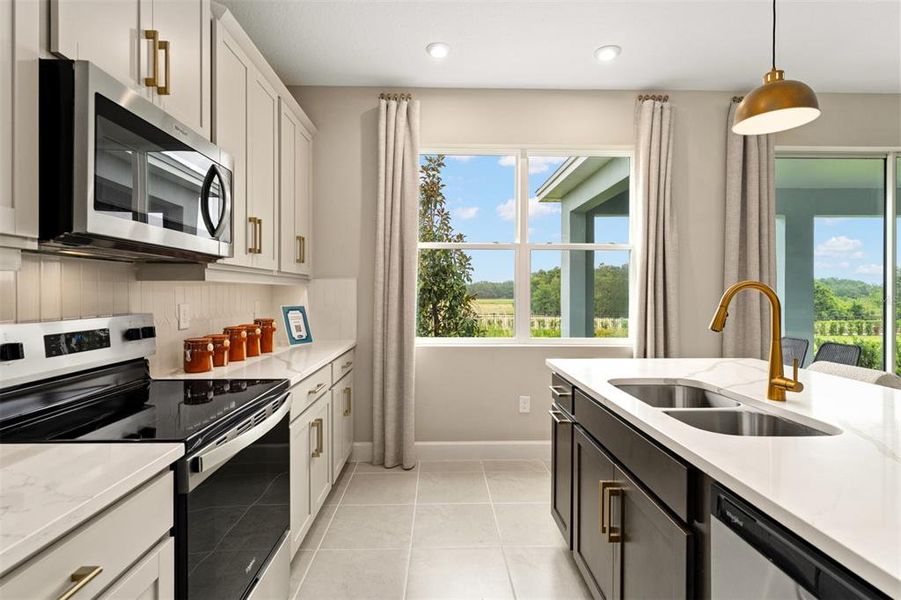 Furnished interior view inside a new home in Rainwood, Groveland (Image 6).