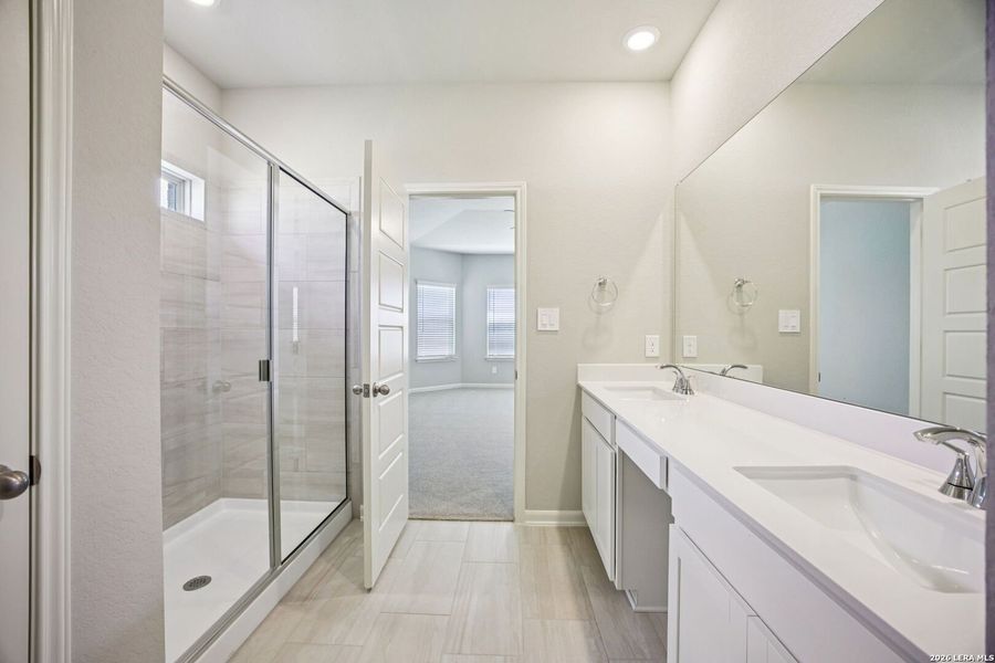 Furnished interior view inside a new home in Kallison Ranch, San Antonio (Image 12).