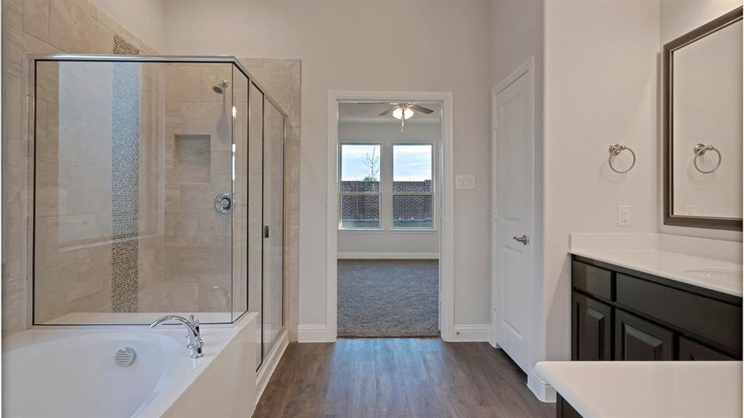 Furnished interior view inside a new home in Morningstar, Fort Worth (Image 11).