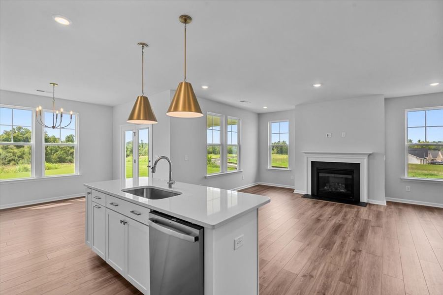 Furnished interior view inside a new home in Fieldstone, Lexington (Image 10). Furnished interior view inside a new home in Fieldstone, Lexington (Image 10).