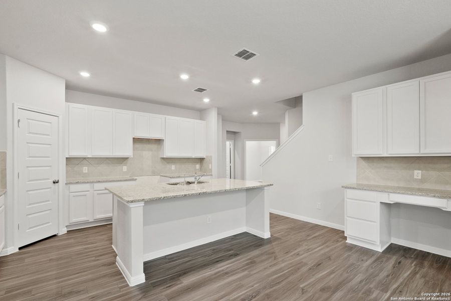 Furnished interior view inside a new home in Cinco Lakes, San Antonio (Image 6).