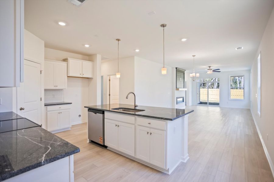 Furnished interior view inside a new home in Whiskey Run, New Ellenton (Image 4).