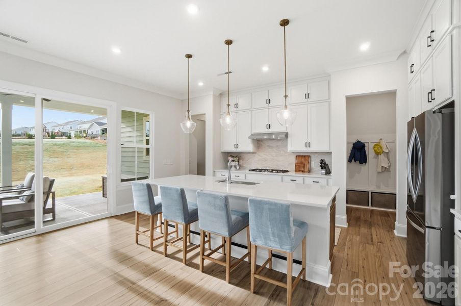 Furnished interior view inside a new home in , Belmont (Image 18).