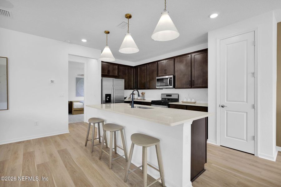 Furnished interior view inside a new home in Wingate Landing, Jacksonville (Image 21).
