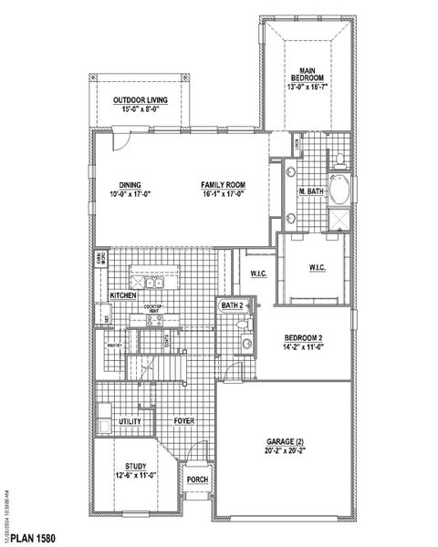 Plan 1580 1st Floor Plan 1580 1st Floor