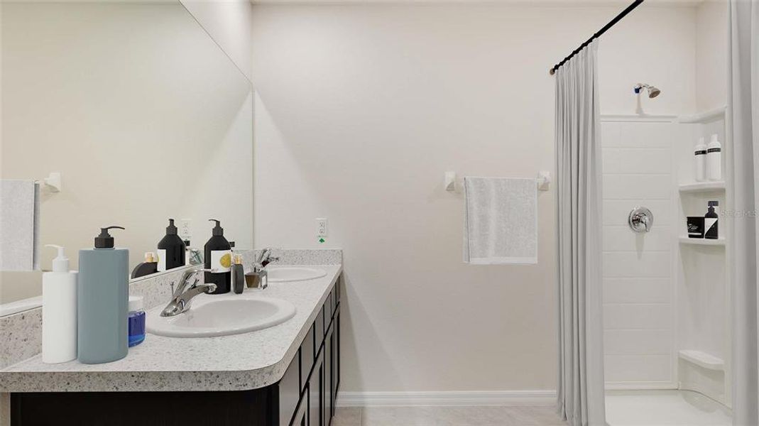 Furnished interior view inside a new home in Triumph South, Wildwood (Image 9).