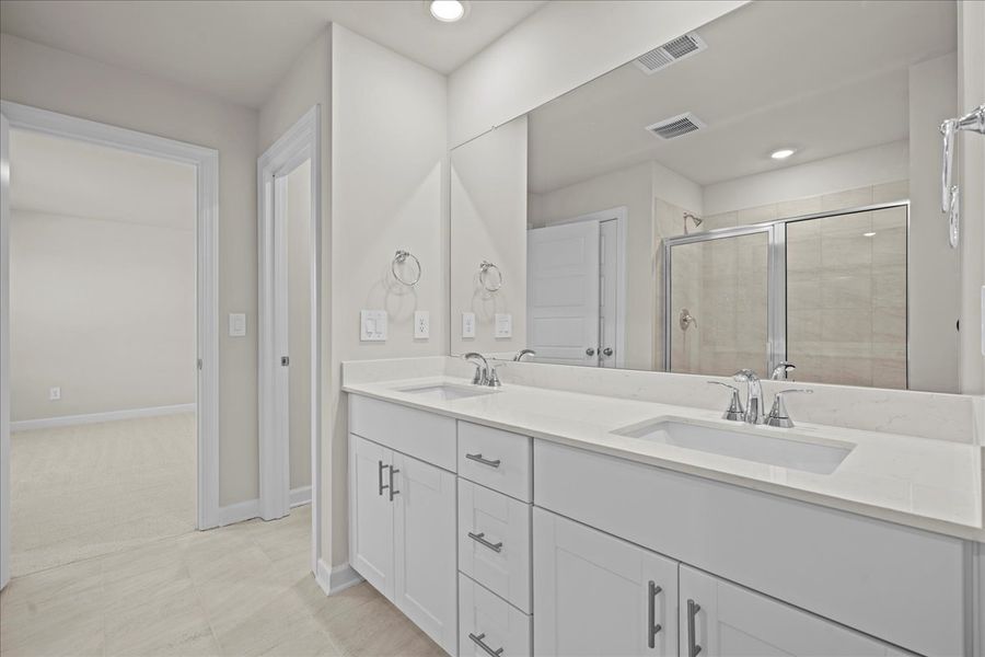 Furnished interior view inside a new home in Collier Ridge, Moore (Image 6). Furnished interior view inside a new home in Collier Ridge, Moore (Image 6).