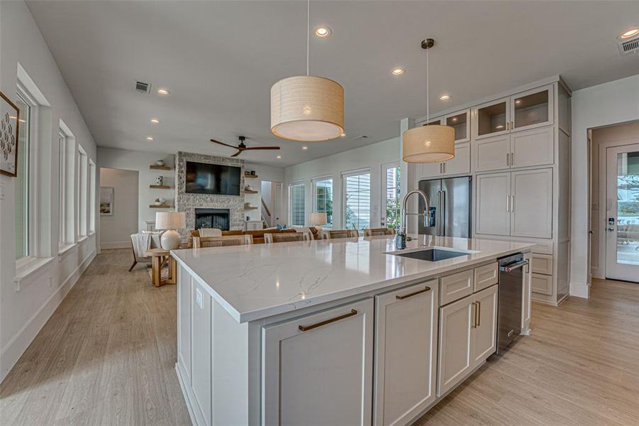 Furnished interior view inside a new home in , Eustace (Image 6).