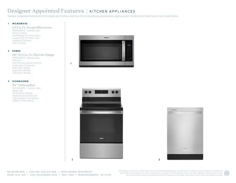 Sample of building materials used in homes in Meadowlark, Murfreesboro (Image 9). Sample of building materials used in homes in Meadowlark, Murfreesboro (Image 9).