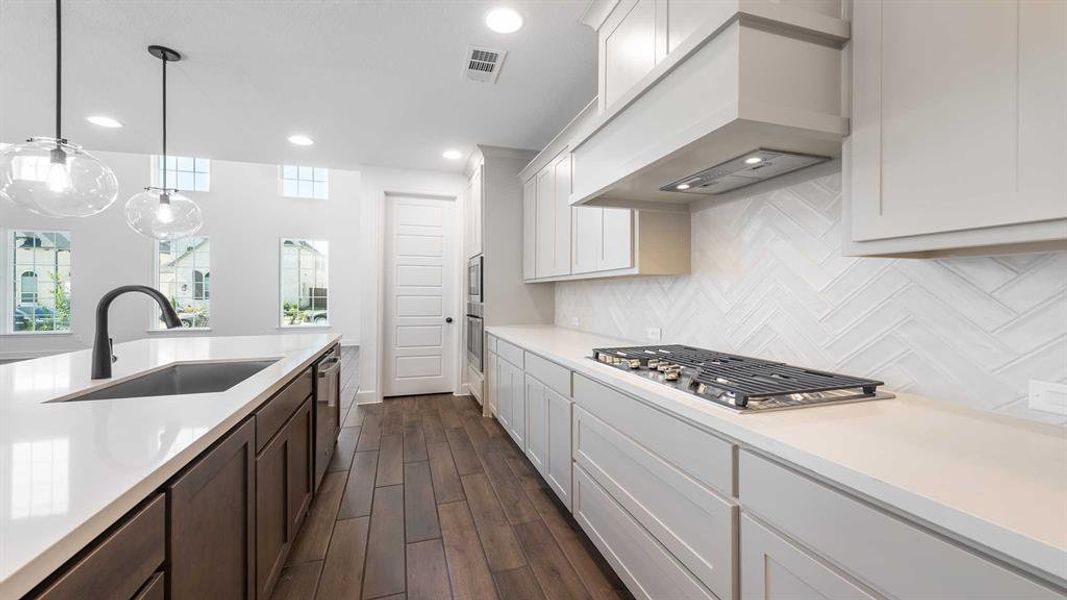 Furnished interior view inside a new home in The Parks At Wilson Creek 40', Celina (Image 7).