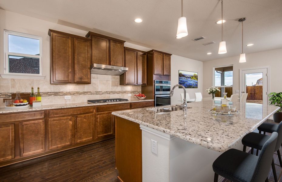 Open Kitchen with Large Island