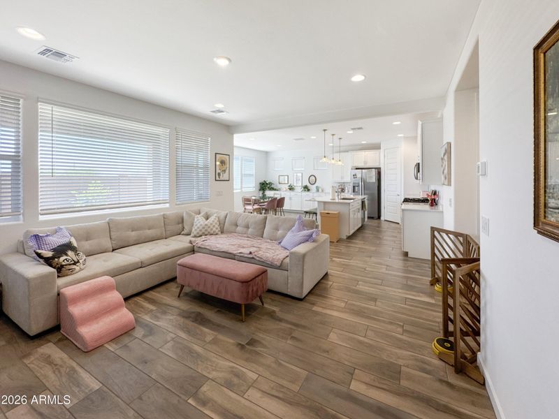 6-Living Room to Kitchen