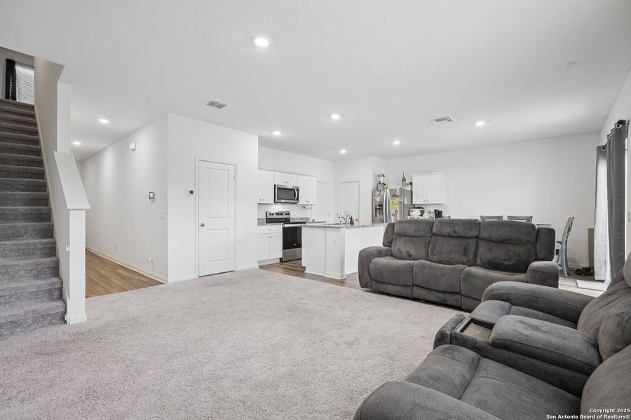 Furnished interior view inside a new home in Sutton Farms, San Antonio (Image 11). Furnished interior view inside a new home in Sutton Farms, San Antonio (Image 11).