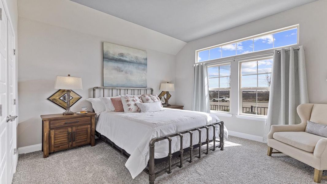 Furnished interior view inside a new home in Eagle Creek, Denton (Image 27).