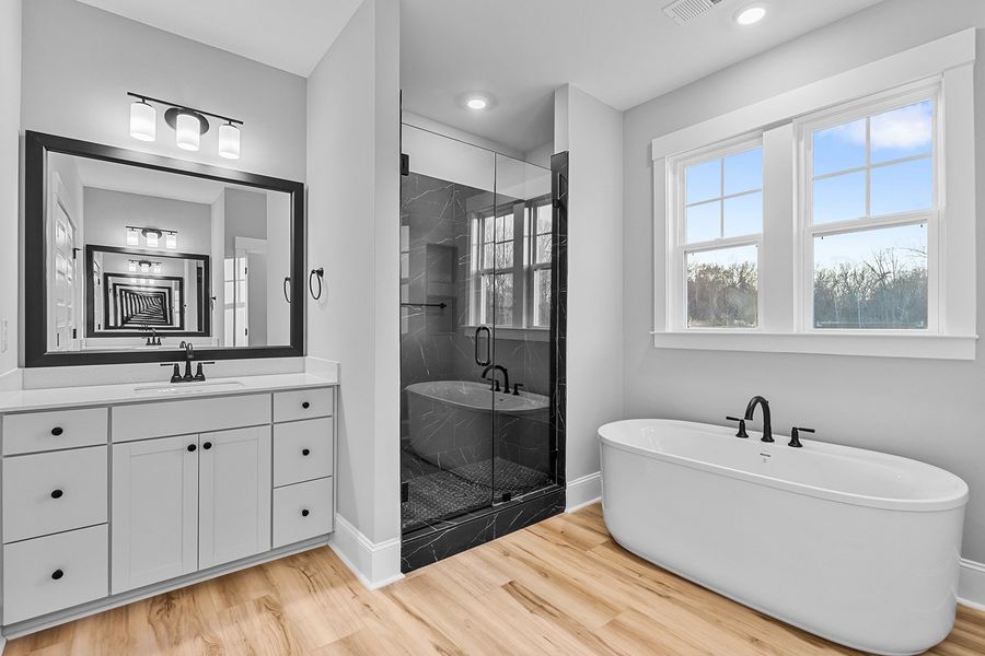 Furnished interior view inside a new home in Hanes Lake, Winston-Salem (Image 13).