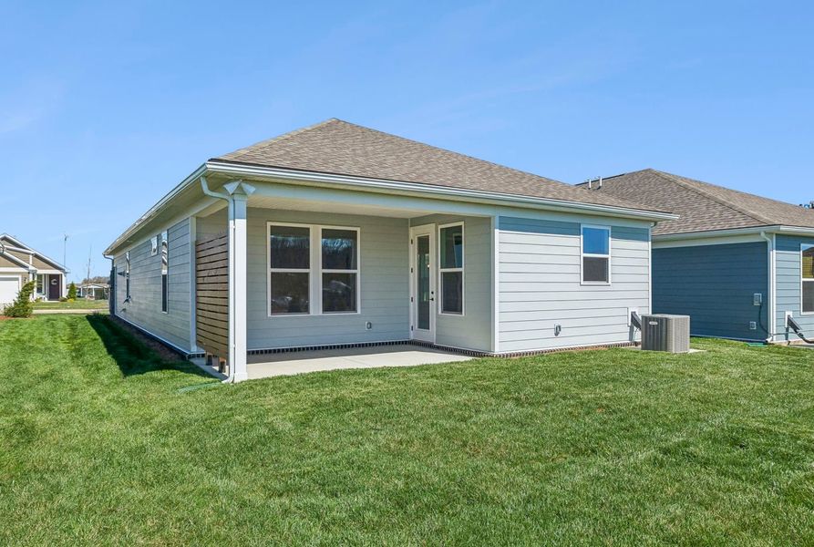 Exterior details and patio area of a home in Del Webb Barton Village, Lebanon (Image 22).