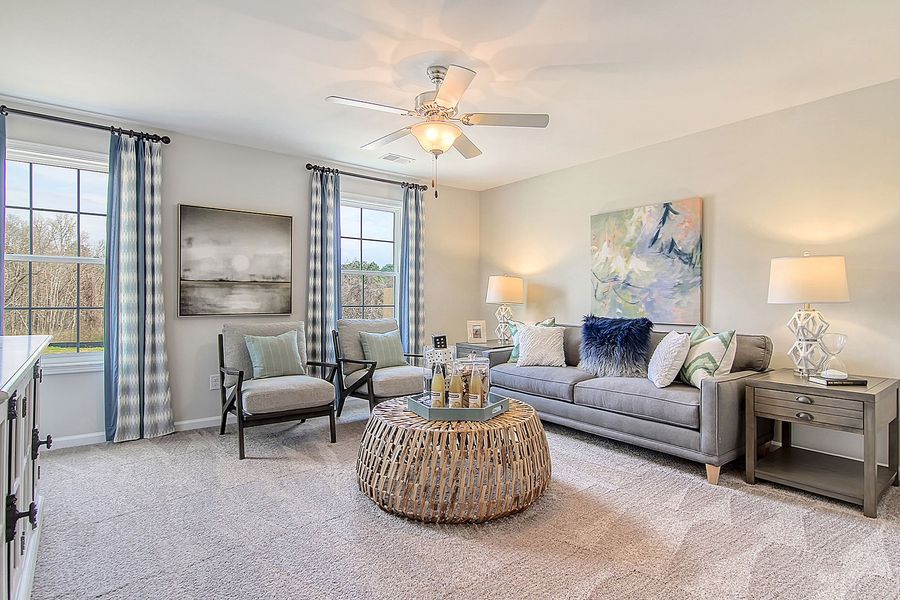 Representative furnished interior of a home built from the Telfair - Genesis Value Collection by Mungo Homes in Clairmont, Charlotte (Image 8). Representative furnished interior of a home built from the Telfair - Genesis Value Collection by Mungo Homes in Clairmont, Charlotte (Image 8).