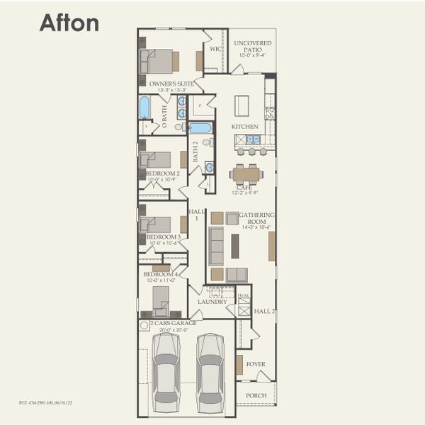 Image 14 representing the Afton by Centex in Sunfield, Buda, TX.