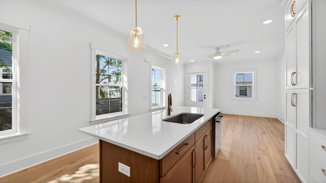 Furnished interior view inside a new home in Grants Court, Charleston (Image 4).