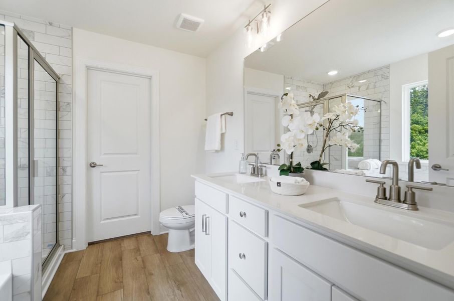 Furnished interior view inside a new home in Ashton Park, Monroe (Image 24).