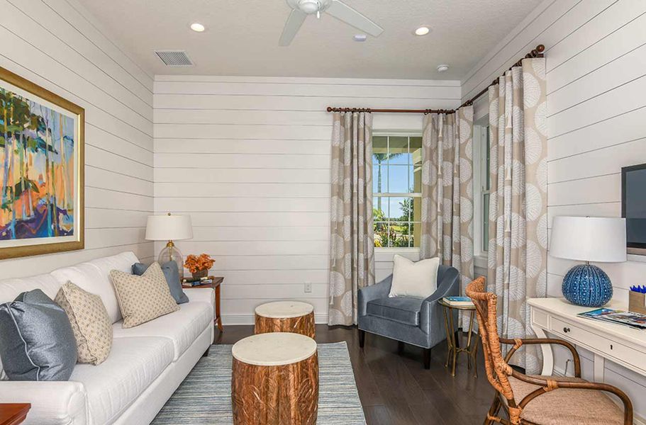 Representative furnished interior of a home built from the Bright Meadow 2 by Neal Communities in Wildleaf at North River Ranch, Parrish (Image 16).