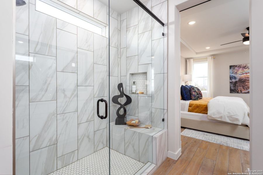 Furnished interior view inside a new home in Hunter's Ranch, San Antonio (Image 17).