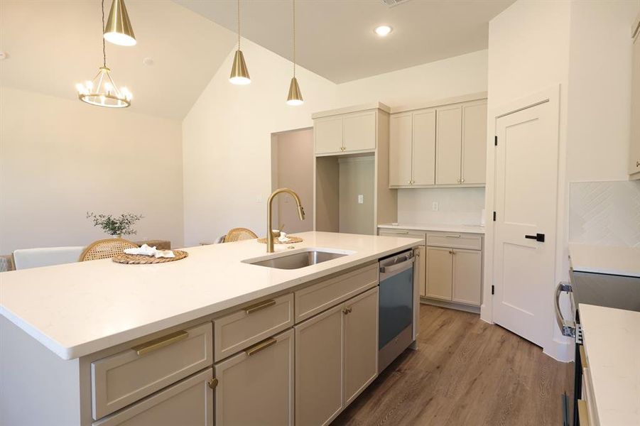 Furnished interior view inside a new home in , Fort Worth (Image 13).