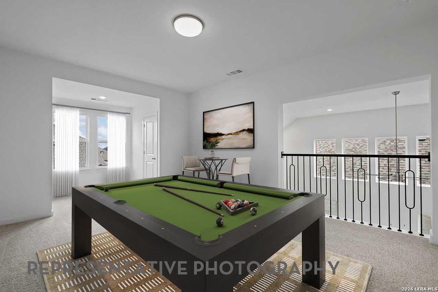 Furnished interior view inside a new home in Davis Ranch, San Antonio (Image 11).