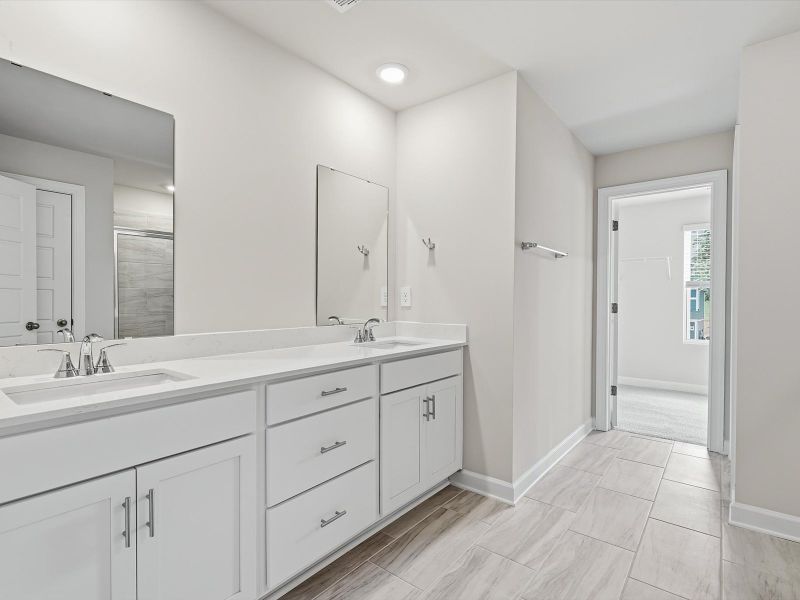 Furnished interior view inside a new home in Southwell Commons, Anderson (Image 5).