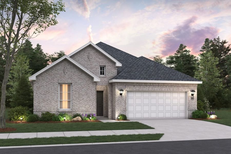 Representative exterior photo of a completed home built from the Rowan Trinity Grove by Brohn Homes in Trinity Grove, Spring, TX (Image 13).
