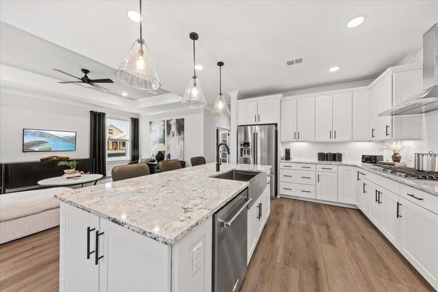 Furnished interior view inside a new home in Nexton, Summerville (Image 6). Furnished interior view inside a new home in Nexton, Summerville (Image 6).