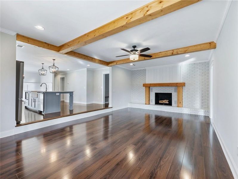 Furnished interior view inside a new home in , Buford (Image 37).